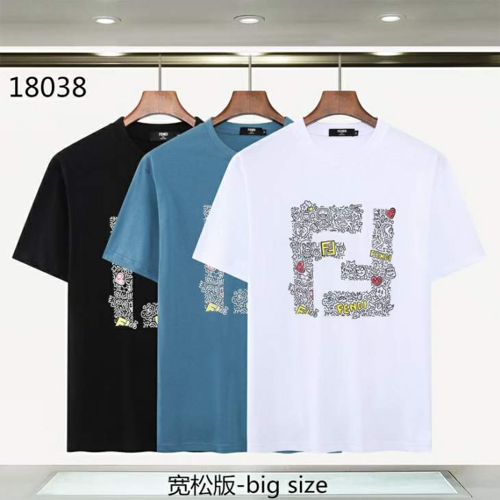 Picture of Fendi T Shirts Short _SKUFendiM-3XL25wr0214560
